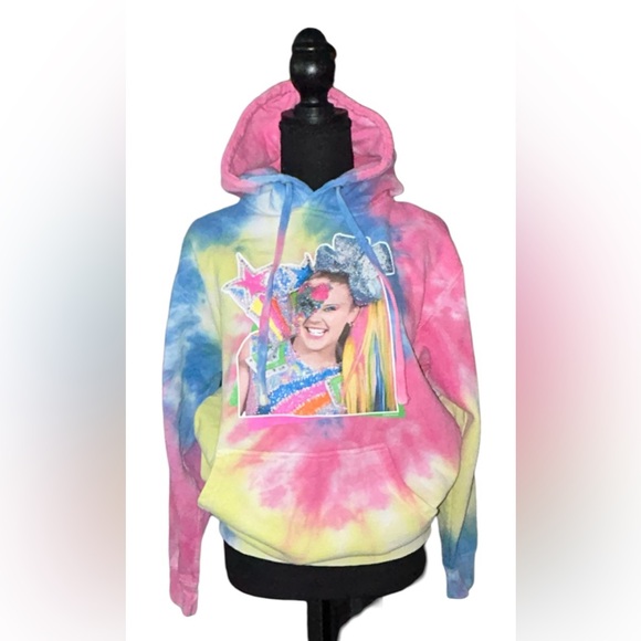 🎉 JOJO!! PASTEL TIE-DYE 2022 DREAM CONCERT HOODIE! #NICKELODEON *RARE* - Picture 16 of 16